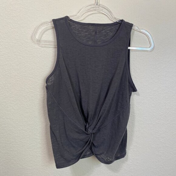 Lululemon Breeze Through Twist Tank Gray - Picture 2 of 6